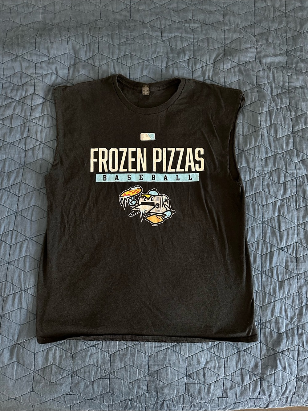 MILB Wisconsin Frozen Pizzas Baseball Muscle Tee